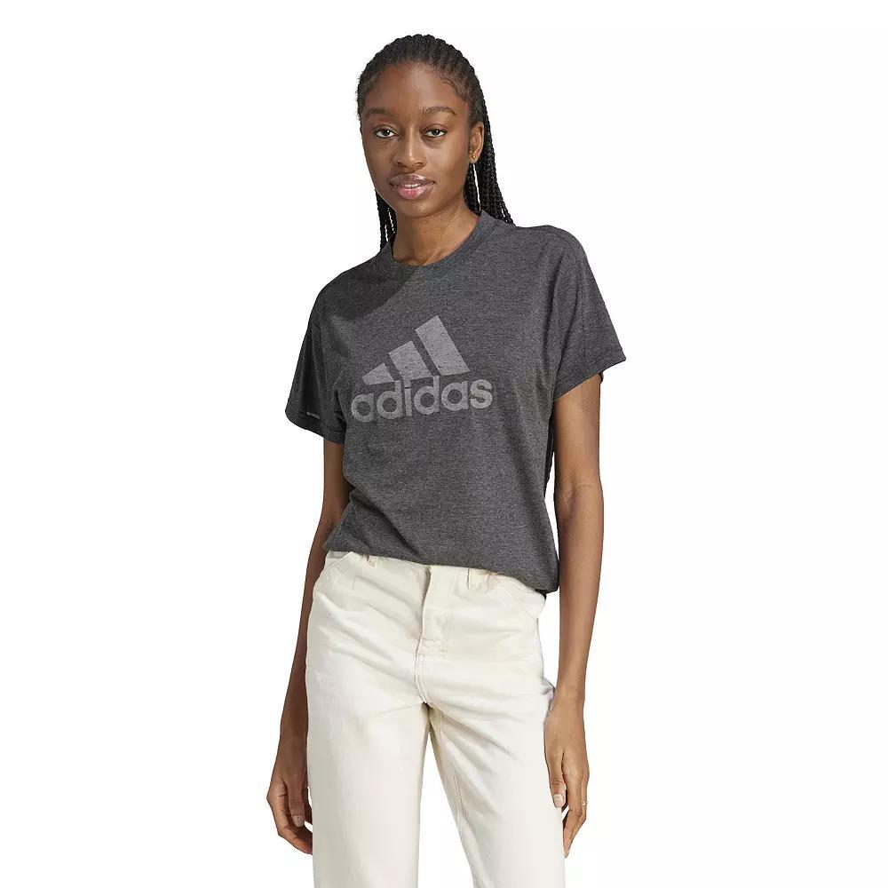 Women's adidas Future Icons Winners 3.0 Tee, Size: Small, Black Product Image