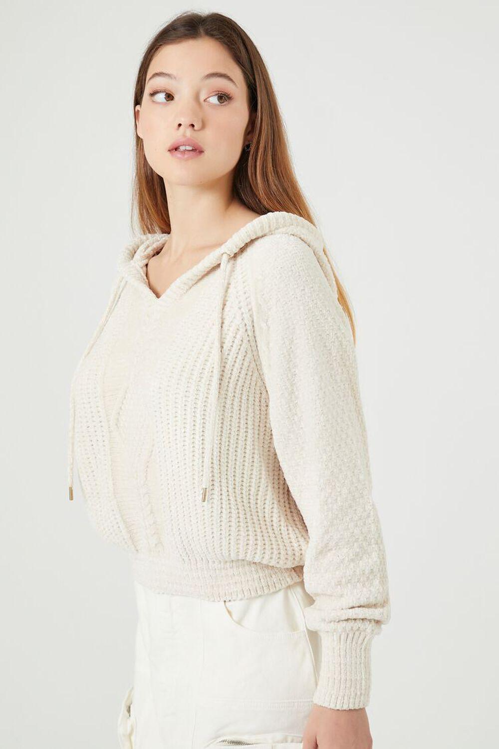 Cropped Hooded Sweater | Forever 21 Product Image