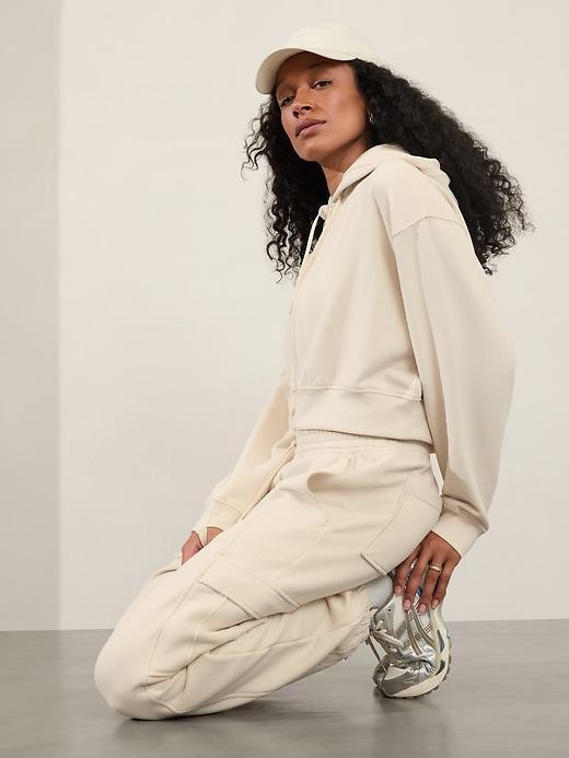 Forever Fleece Crop Full Zip Product Image