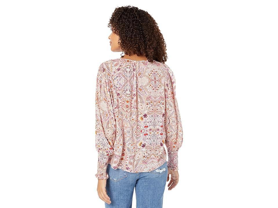DEAR JOHN Amelia Top (Berry Mandela) Women's Clothing Product Image