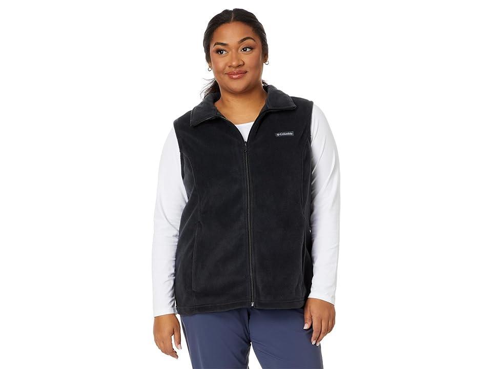 Plus Size Columbia Benton Springs Fleece Vest, Women's, Size: 1XL, Black Product Image