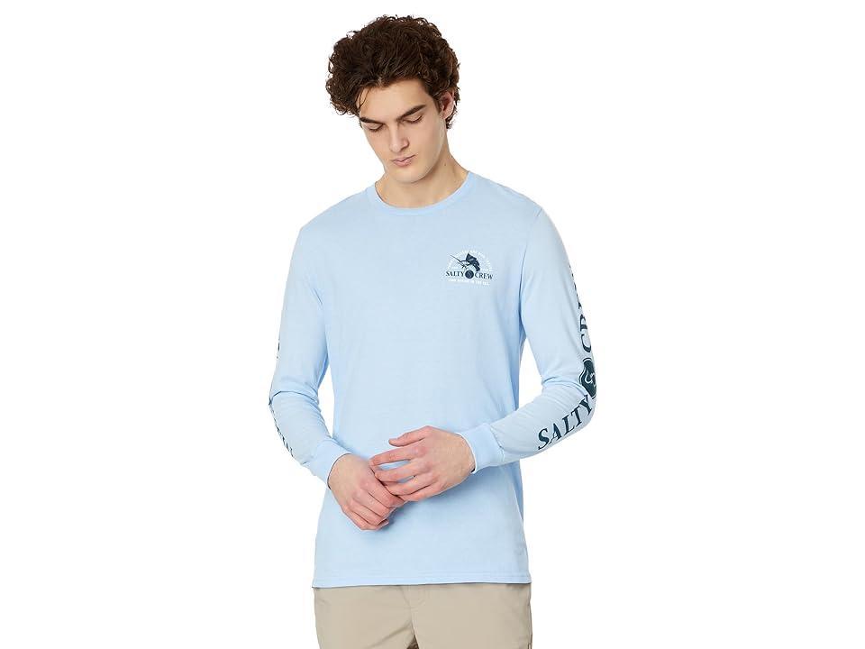 Salty Crew Yacht Club Classic Long Sleeve Tee (Light ) Men's Clothing Product Image