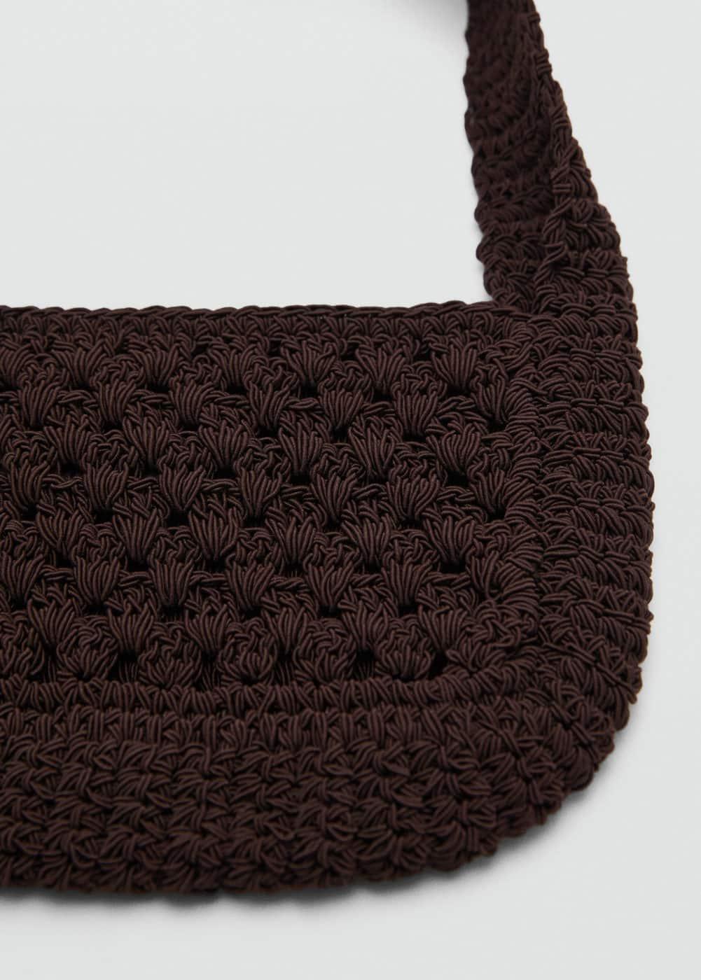 Crochet handbag - Women | MANGO USA Product Image