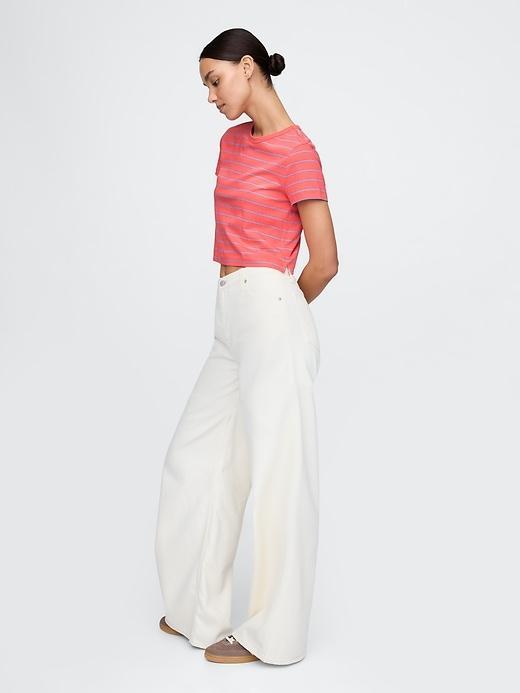 Organic Cotton VintageSoft Cropped T-Shirt Product Image