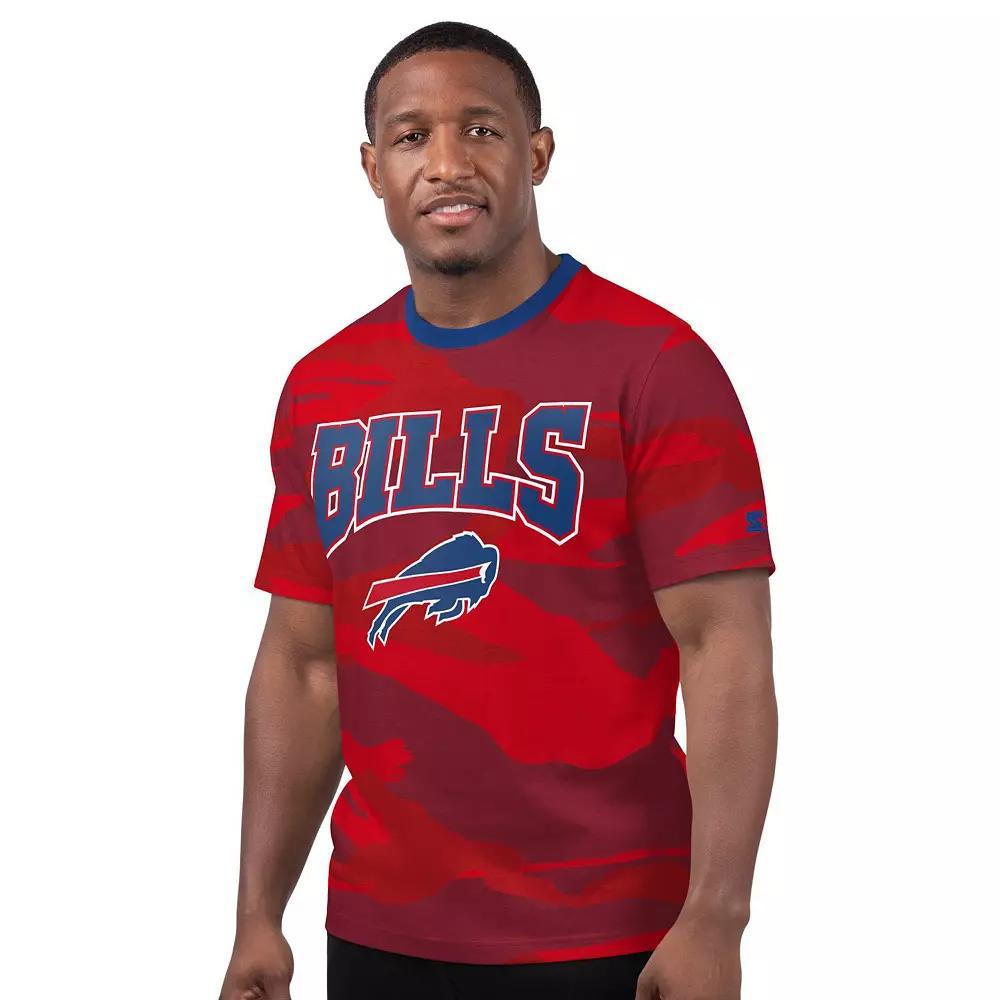 Men's Starter Red Buffalo Bills Thursday Night Gridiron T-Shirt, Size: 3XL Product Image
