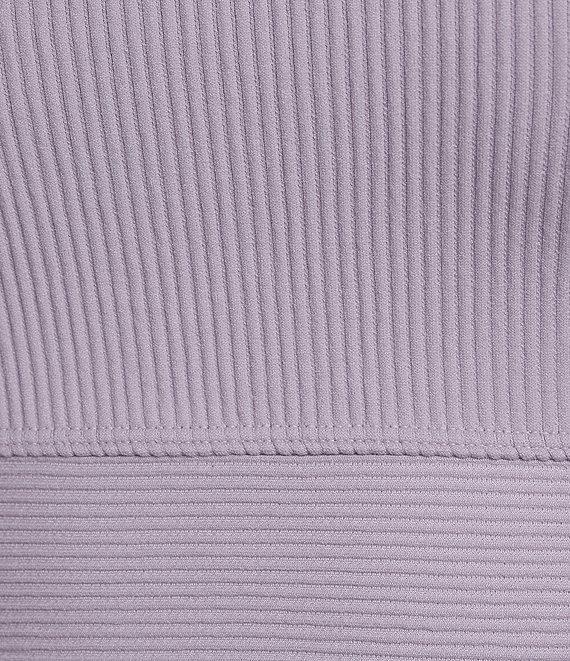 Antonio Melani Active Longline Seamless Ribbed Scoop Neck Sleeveless Sports Bra Product Image
