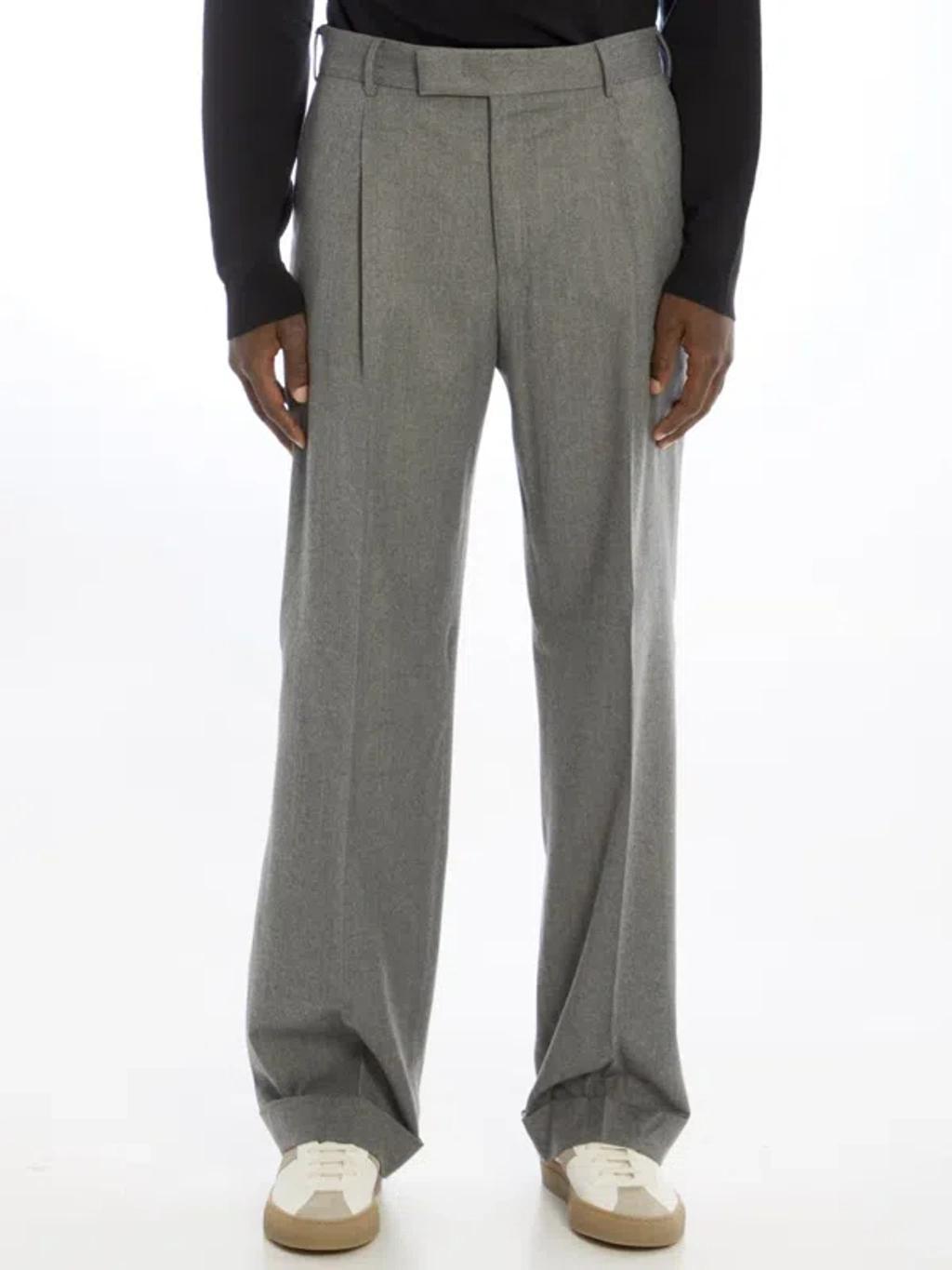 PT TORINO Edge Trousers In Grey Product Image