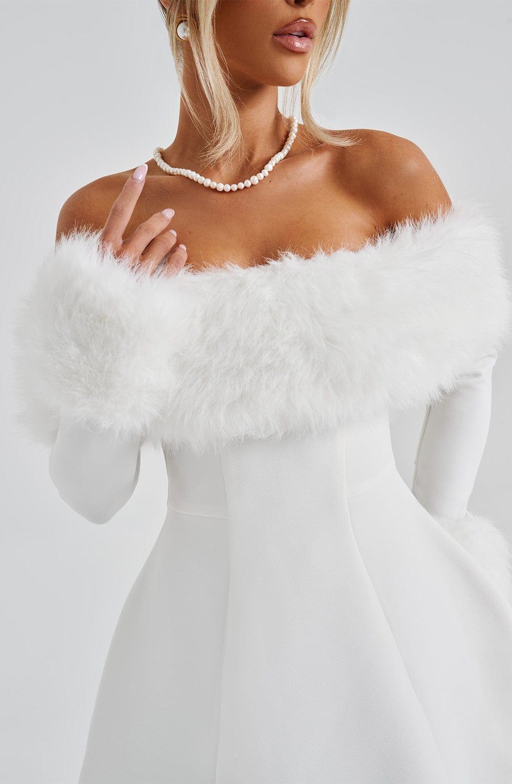 Villanelle Mini Dress - Ivory Product Image