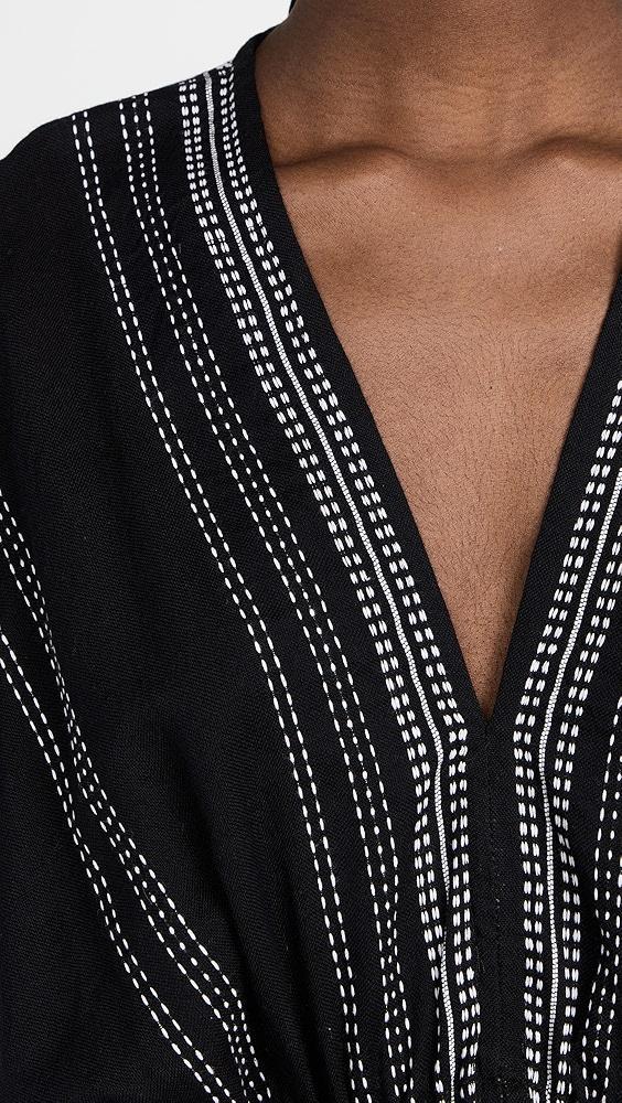Lemlem Leliti Short Plunge Neck Dress | Shopbop Product Image