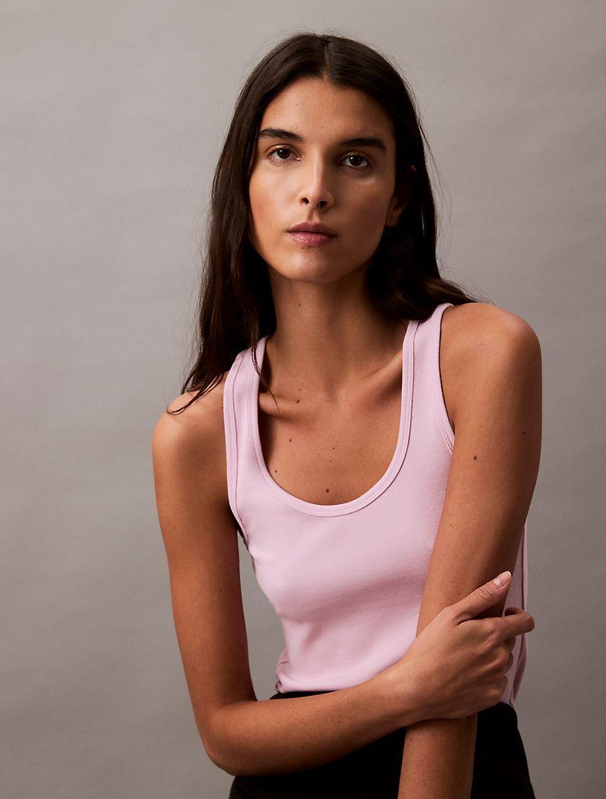 Cotton Contour Rib Tank Product Image