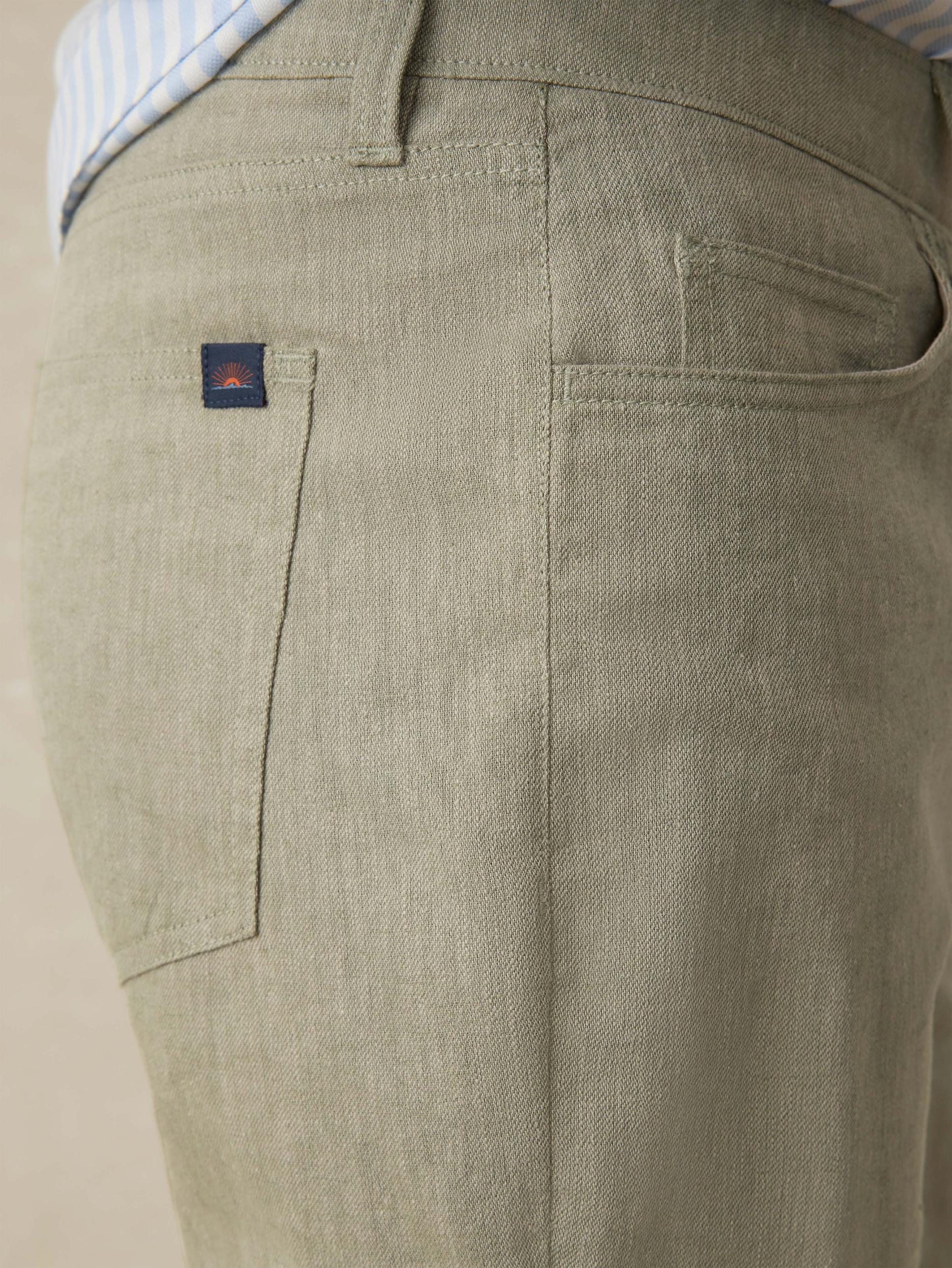 Movement™ Linen 5-Pocket Pant - Sage Cliff Male Product Image