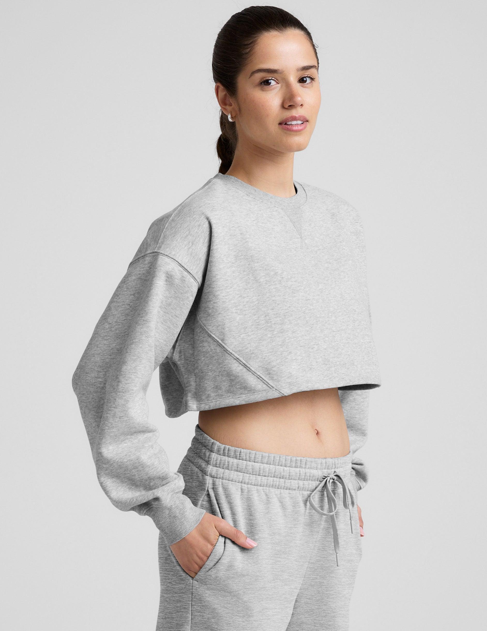 LuxeFleece Boxy Pullover Product Image