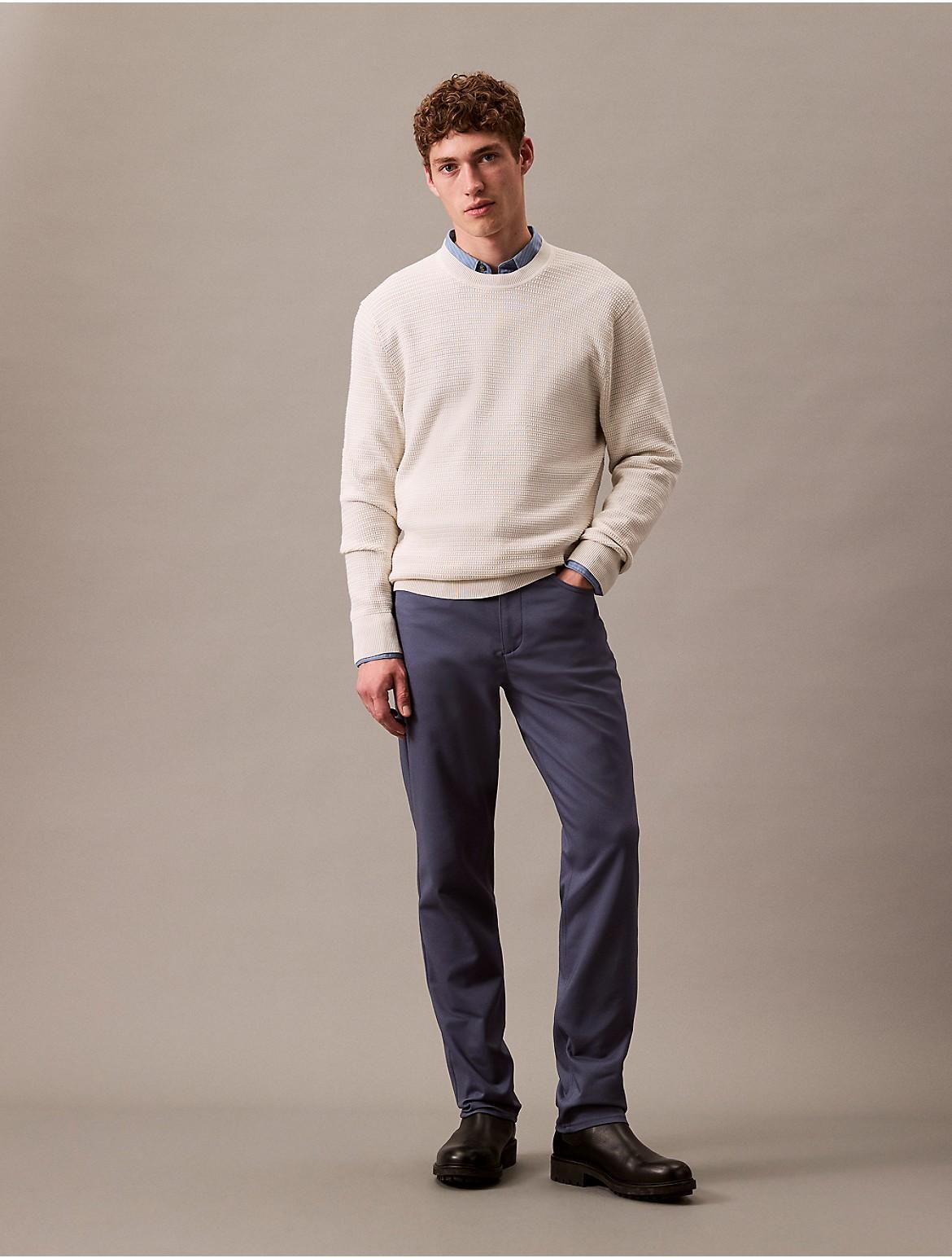 Calvin Klein Men's Slim Move 5-Pocket Pant - Blue - 31W x 30L Product Image
