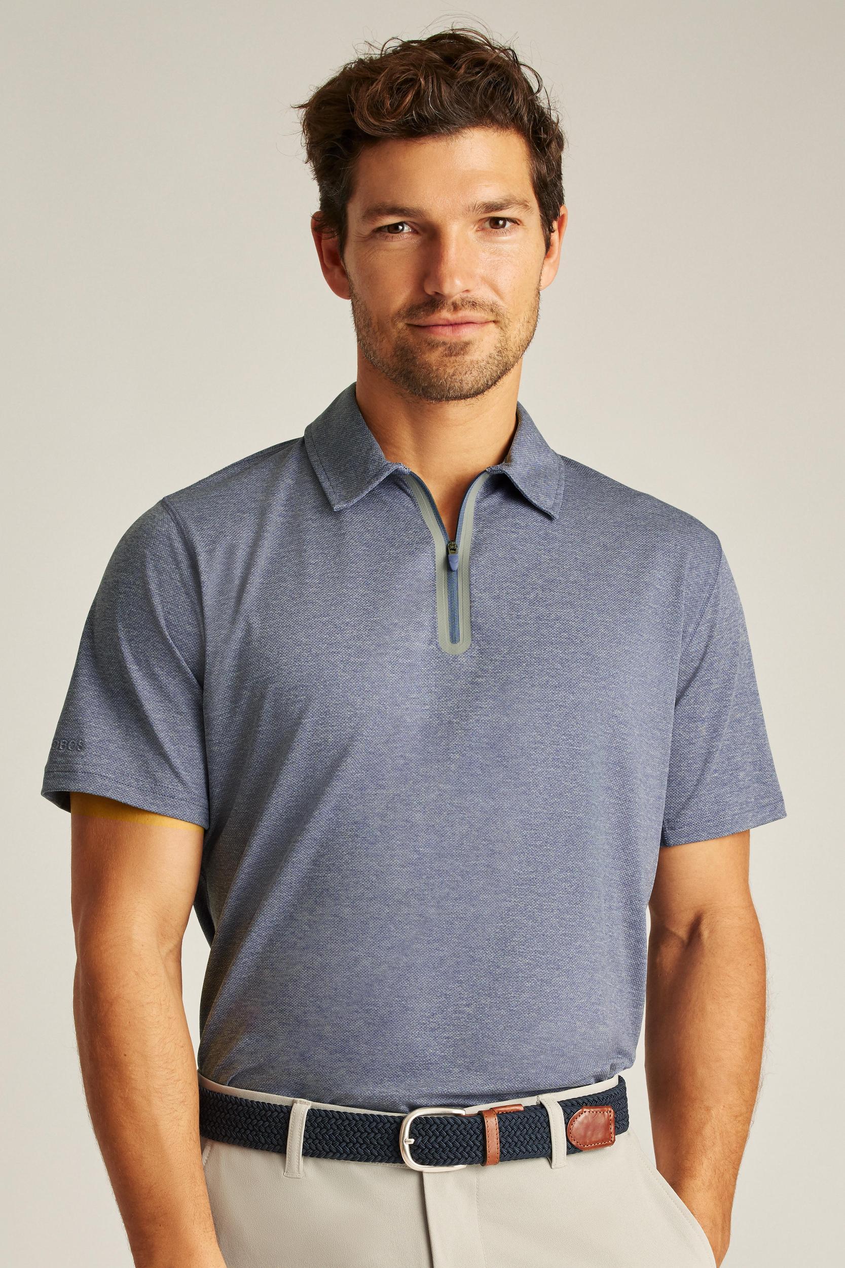All Day Zip Golf Polo Product Image