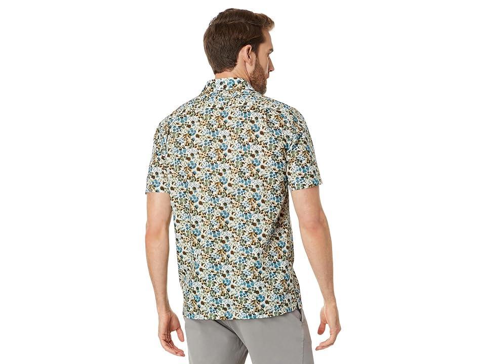 Good Man Brand Short Sleeve Big On Point Shirt Stretch (Neutral Watercolor Dots) Men's Clothing Product Image