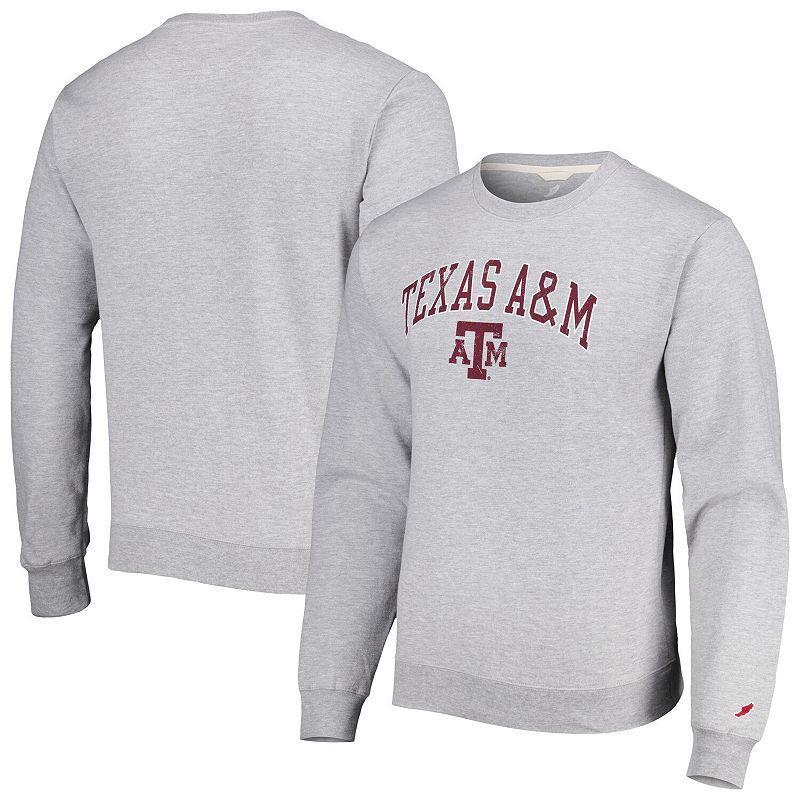 Men's League Collegiate Wear Gray Texas A&M Aggies 1965 Arch Essential Lightweight Pullover Sweatshirt, Size: XL, Grey Product Image