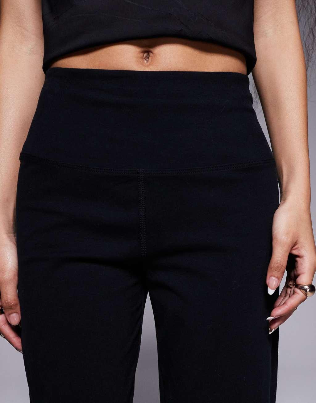 4505 Petite Icon soft touch dance pants in black  Product Image