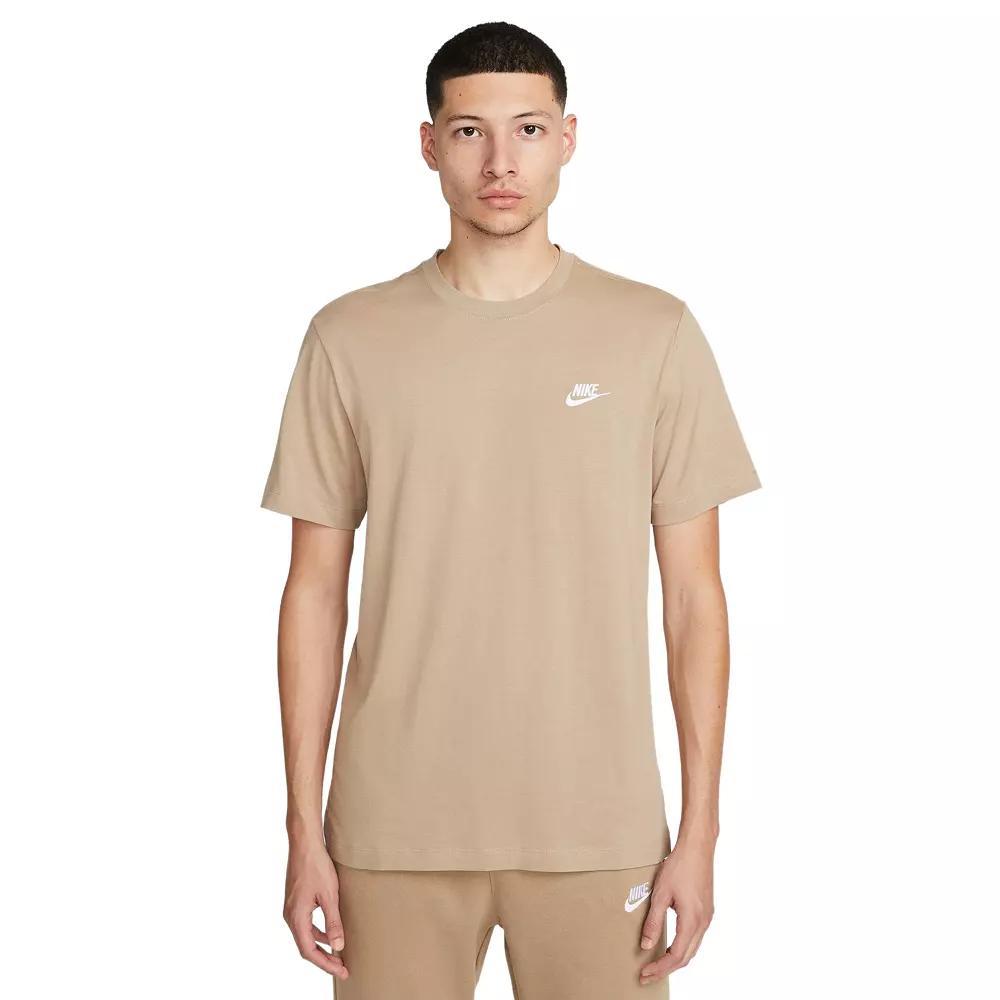 Big & Tall Nike Sportswear Club Tee, Mens Dark Gray Grey Product Image