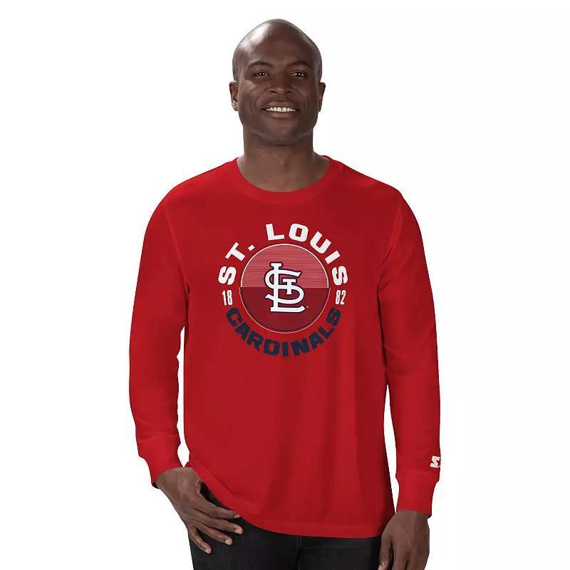 Men's Starter Royal Los Angeles Dodgers Halftime Long Sleeve T-Shirt, Size: XL, Blue Product Image