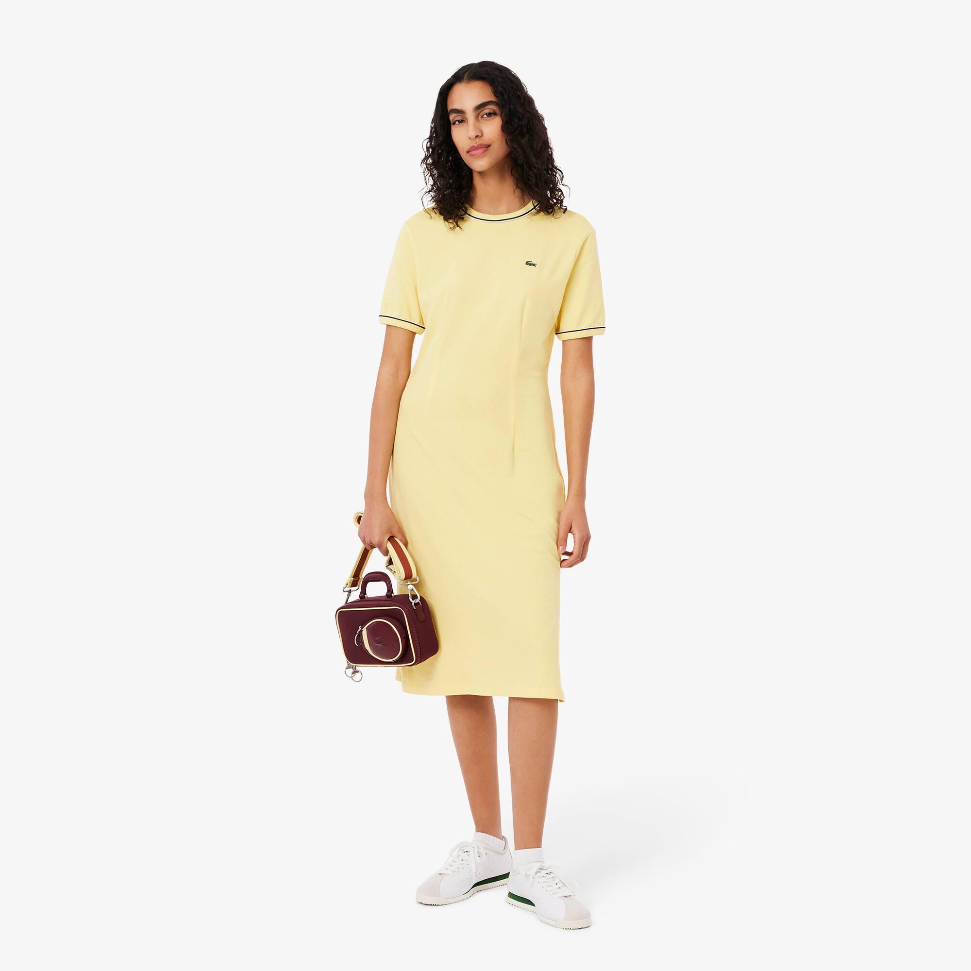 Trim Accent Jersey T-shirt Dress Product Image