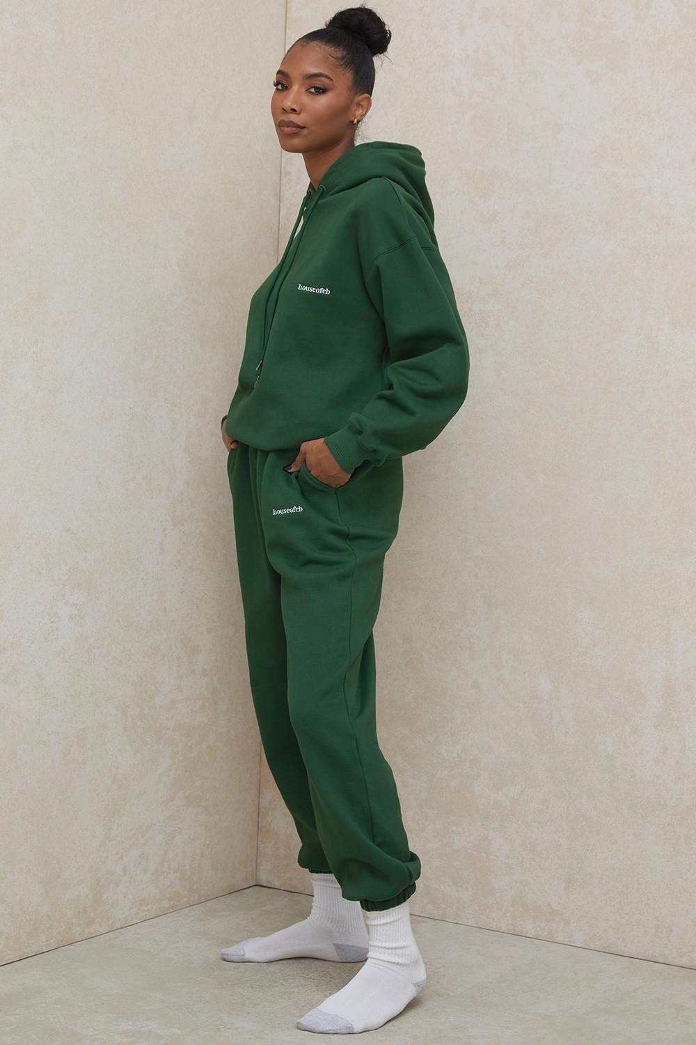 Sky Green Fleece Back Jogging Trousers Product Image