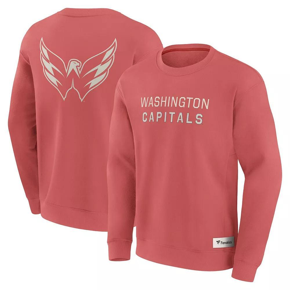 Men's Fanatics Red Washington Capitals Elements Future Ground Lettering Pullover Sweatshirt, Size: XL Product Image