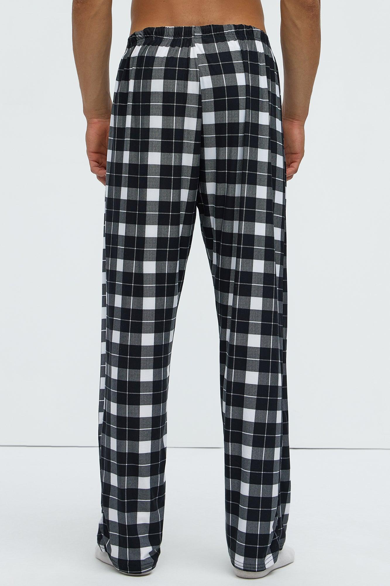 I'm With Naughty Christmas Holiday PJ Set - Black Product Image