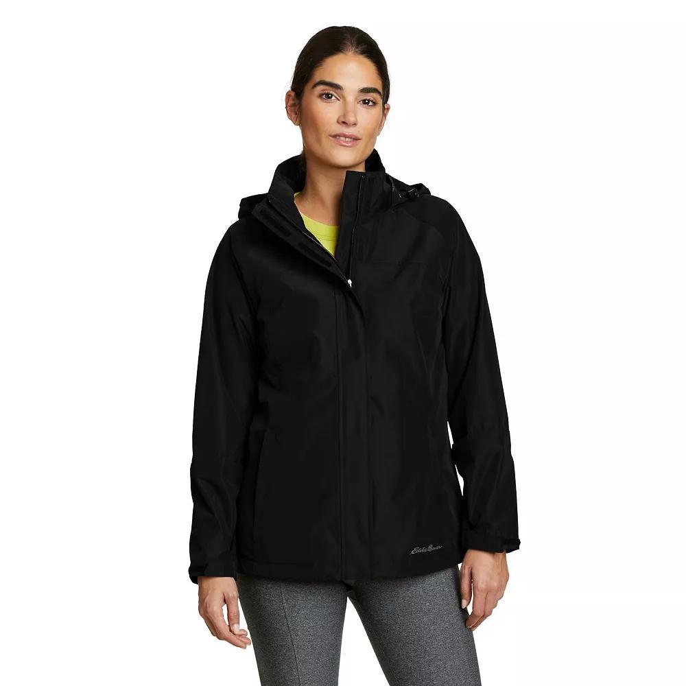 Women's Eddie Bauer Packable Rainfoil Jacket, Size: Small, Black Product Image