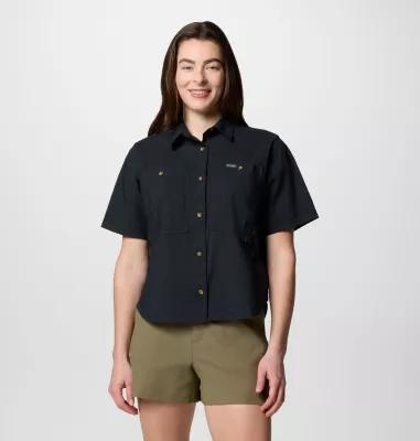 Columbia Women's Brea Falls Woven Short Sleeve Shirt- Product Image