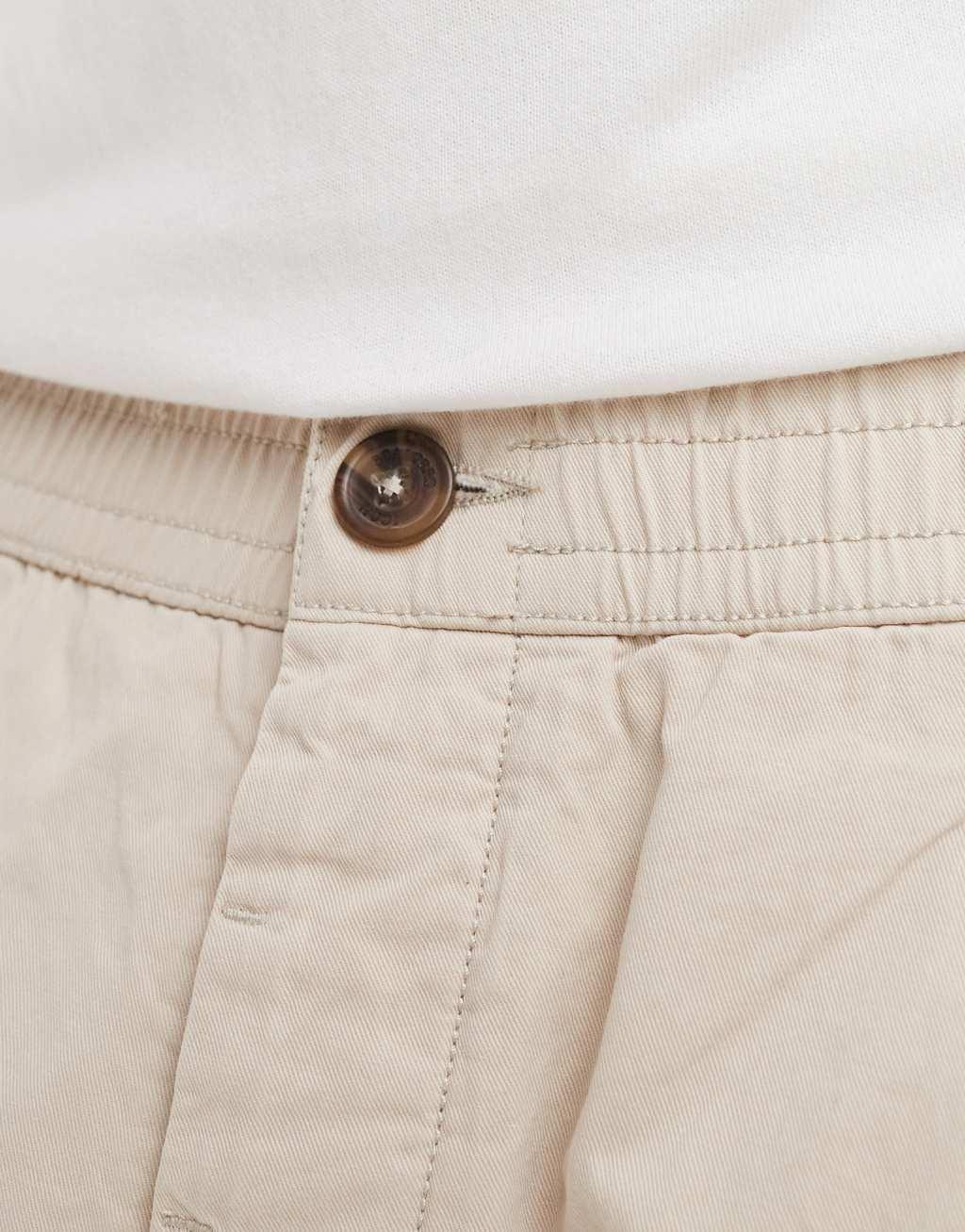 Scalpers icon saana relaxed pants in cream Product Image