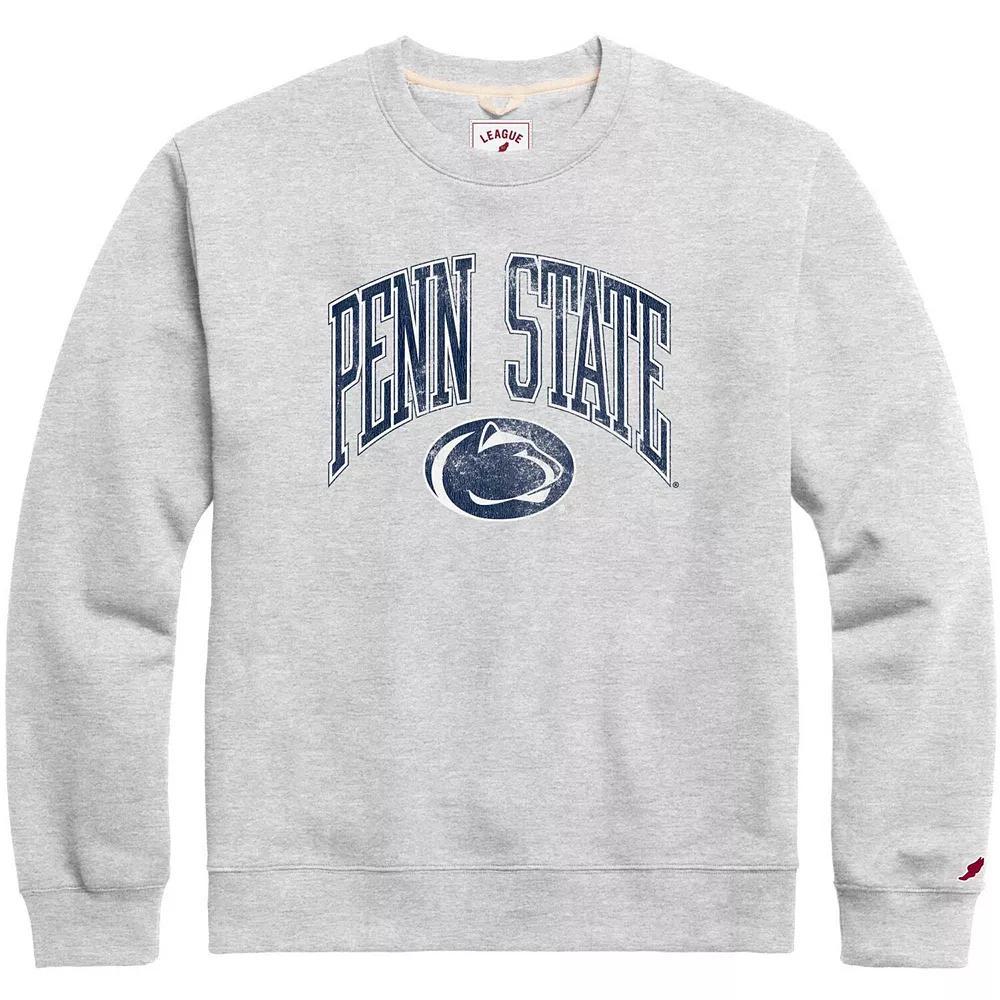 Men's League Collegiate Wear Heather Gray Penn State Nittany Lions Tall Arch Essential Pullover Sweatshirt, Size: 2XL, Grey Product Image