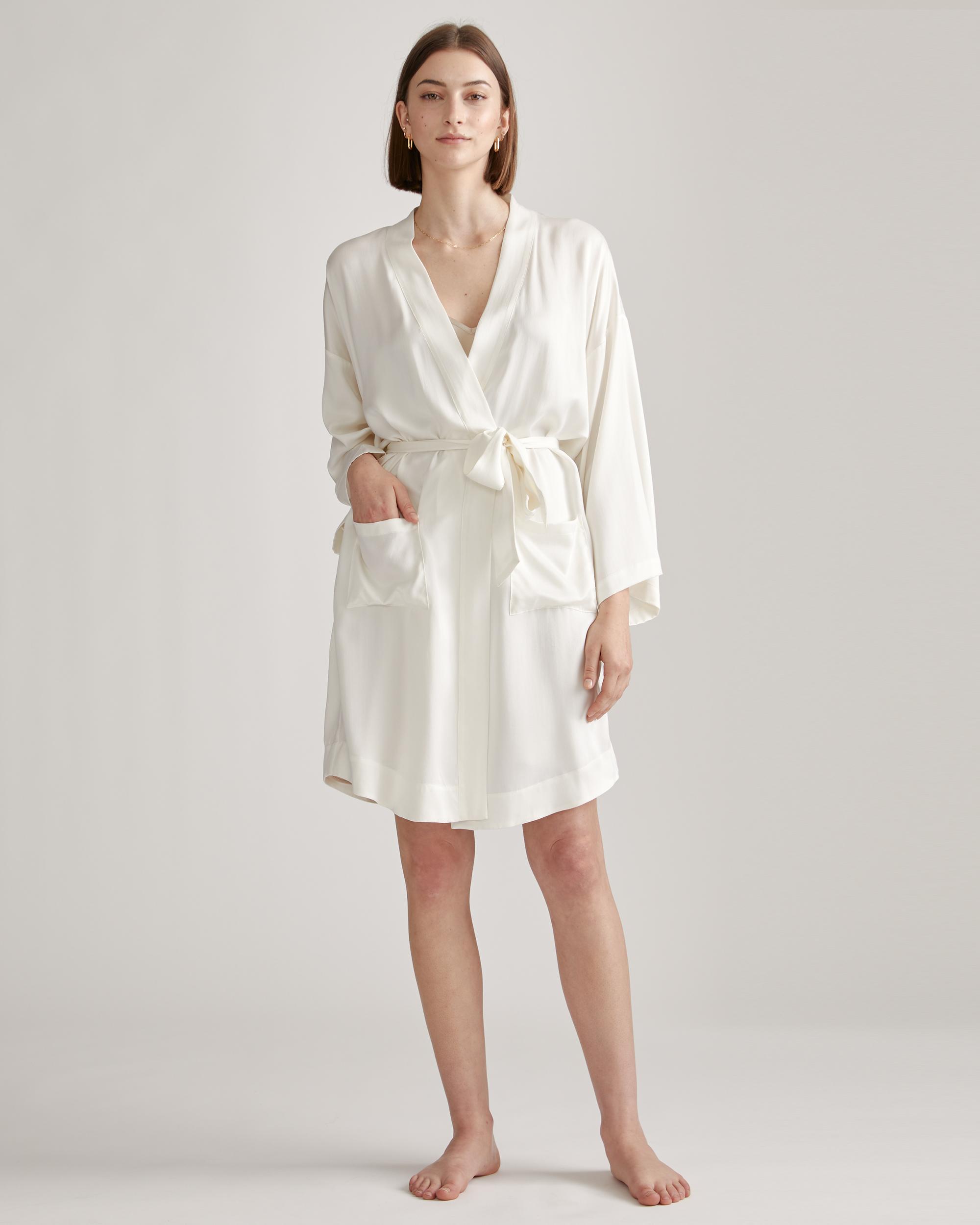 Quince | Women's Robe Size XL, Mulberry Silk Product Image
