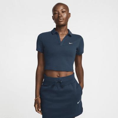 Nike Sportswear Essential Women's Short-Sleeve Polo Top Product Image