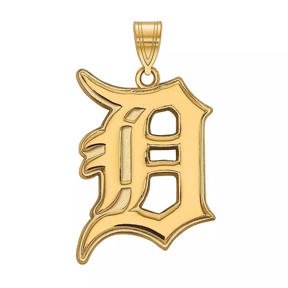 LogoArt Sterling Silver Detroit Tigers Extra-Large Pendant, Women's, Size: 31 mm Product Image