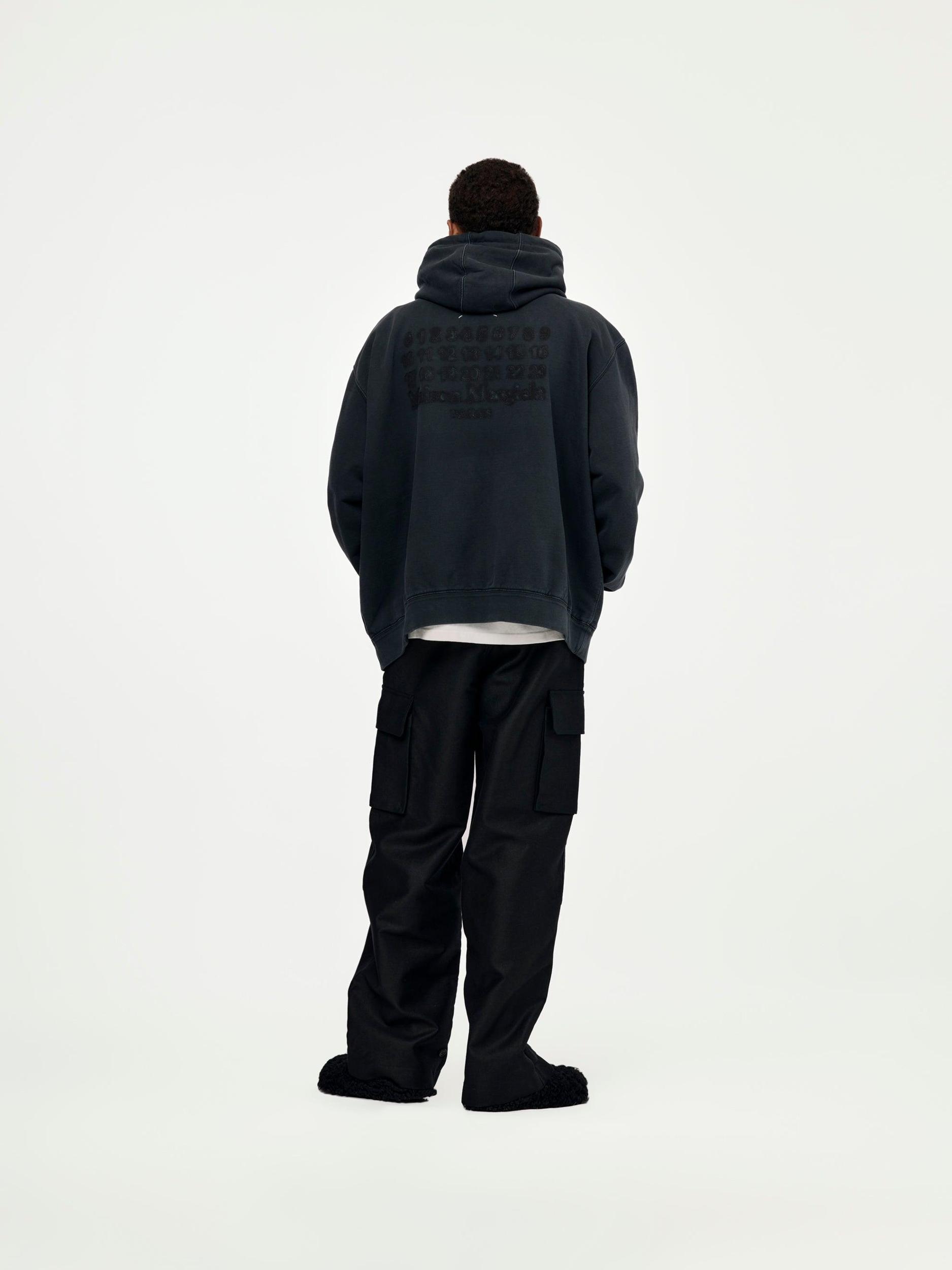 Zip Sweatshirt (Washed Black) Product Image