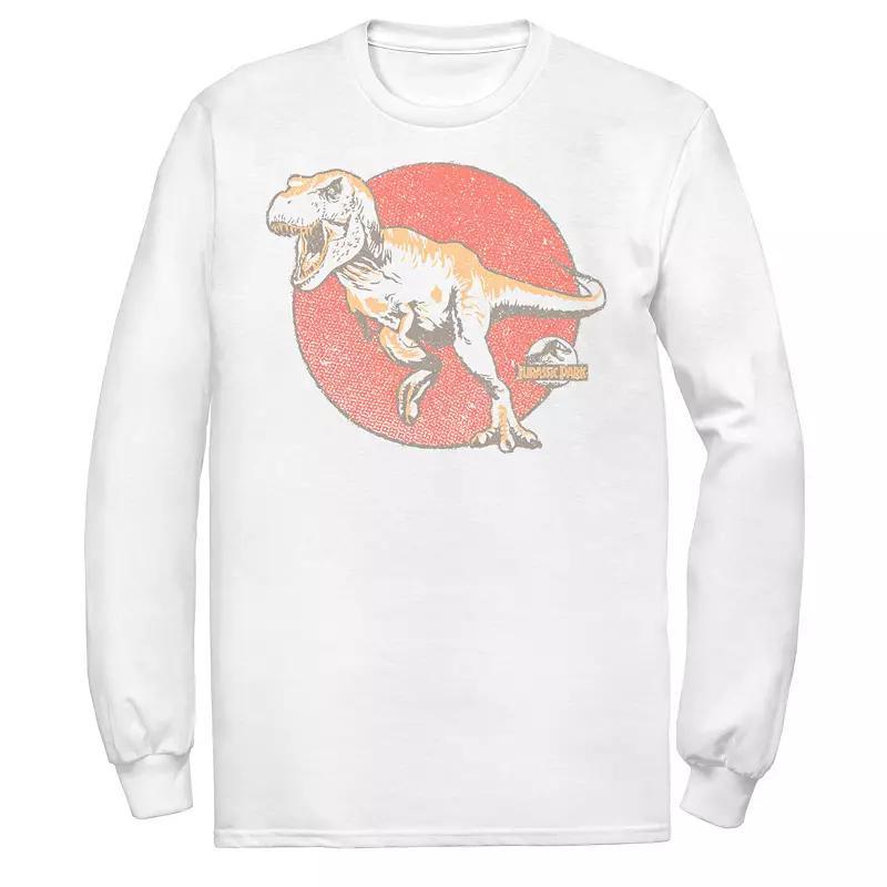 Men's Jurassic Park T-Rex Portrait Tee, Size: Large, White Product Image