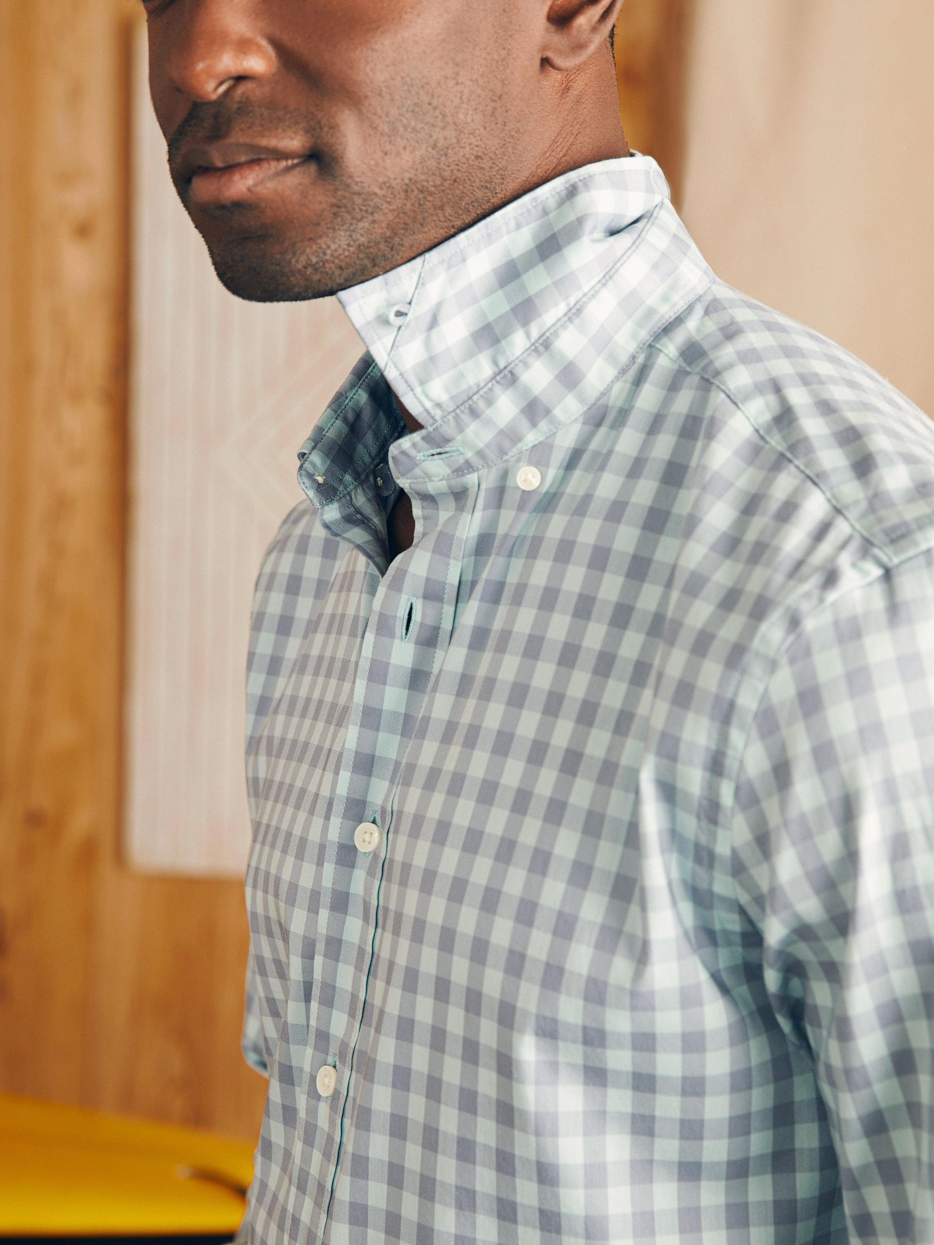 Movement™ Shirt - Teal Coast Gingham Male Product Image