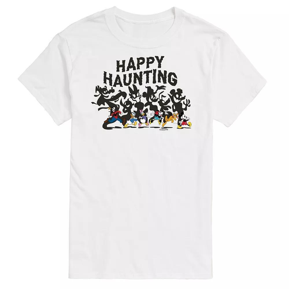 Disney's Mickey Mouse & Friends Men's Happy Haunting Graphic Tee, Size: Small, Gray Product Image