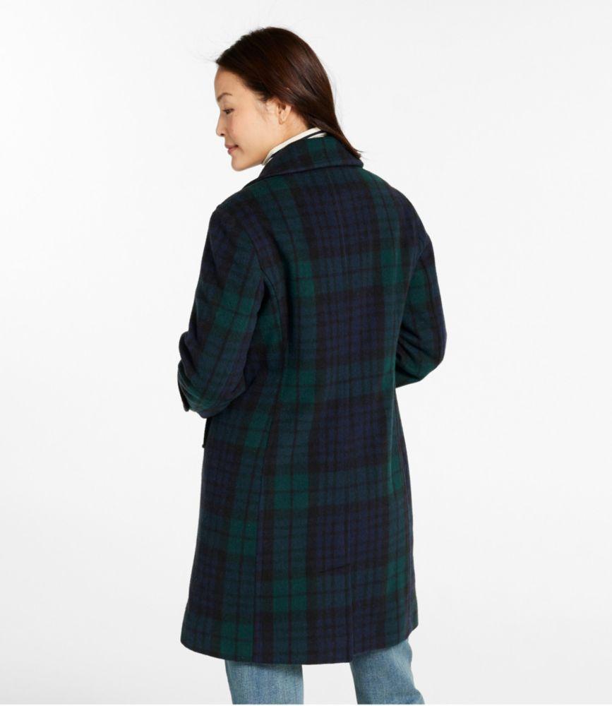 
                            Women's Classic Lambswool Polo Coat, Three-Quarter, Pattern
                         Product Image