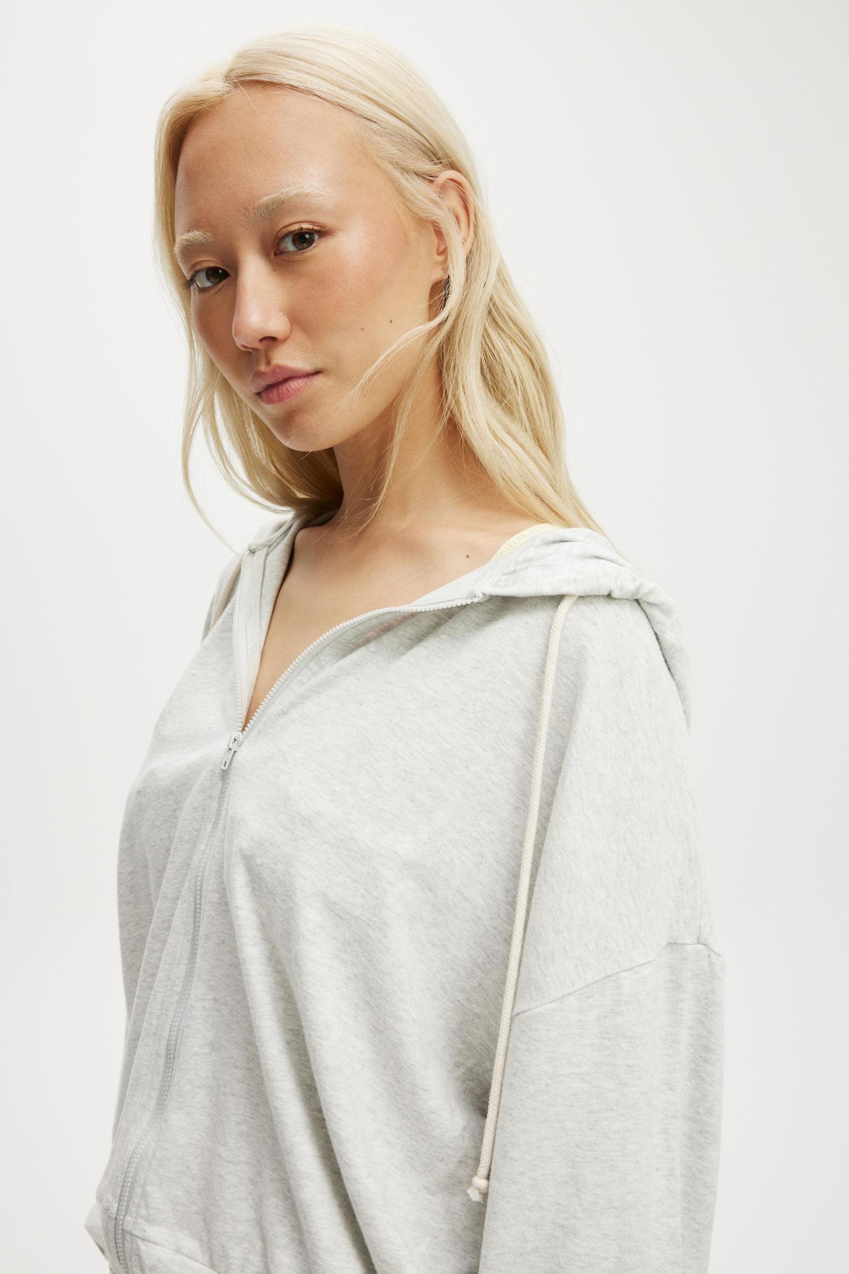 Light Weight Super Soft Hooded Zip Through Product Image