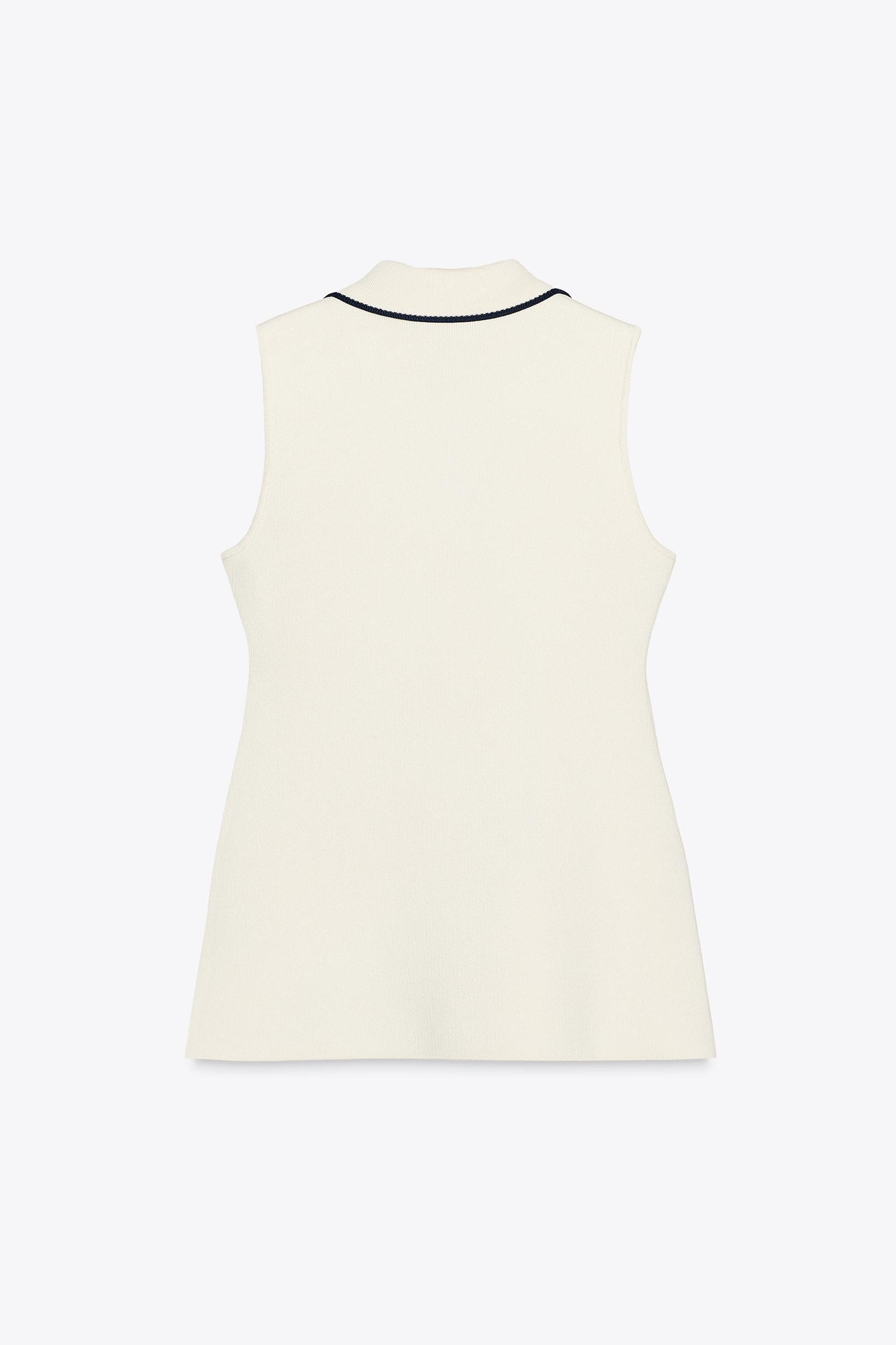 TRIM KNIT VEST Product Image
