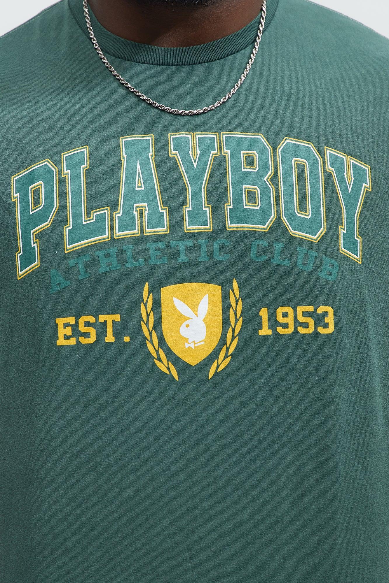 Playboy Athletic Club Short Sleeve Tee - Green Male Product Image