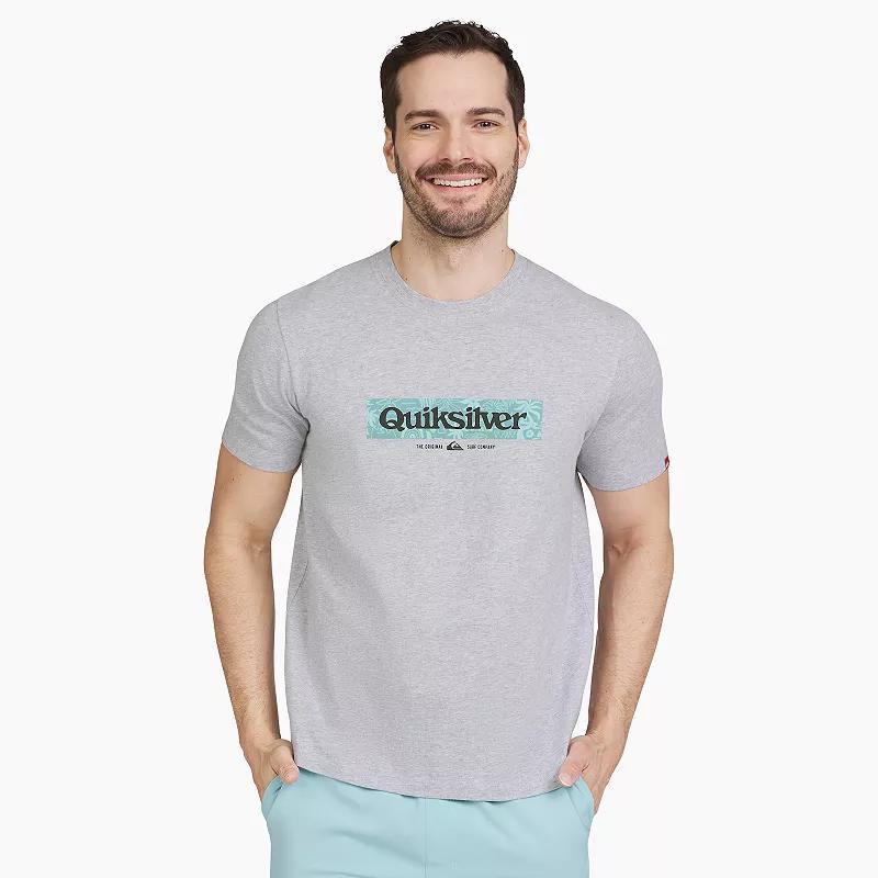 Men's Quiksilver Short Sleeve Graphic Tee, Size: Large, Blue Box Product Image