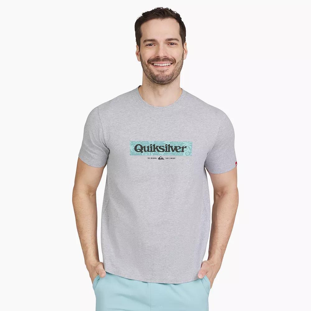 Men's Quiksilver Short Sleeve Graphic Tee, Size: Large, Blue Box Product Image
