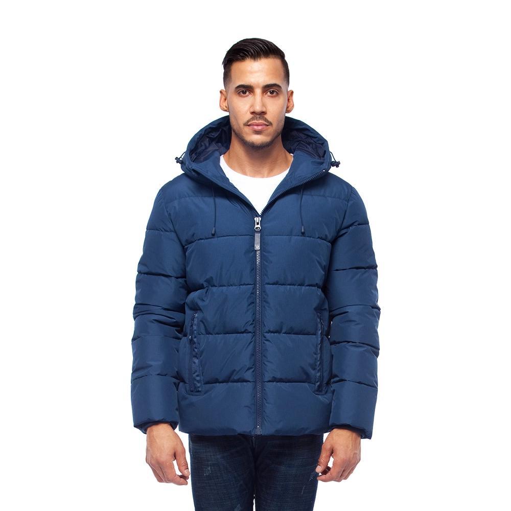 Men's Rokka&Rolla Thermal Heat Puffer Jacket, Size: Large, Blue Product Image