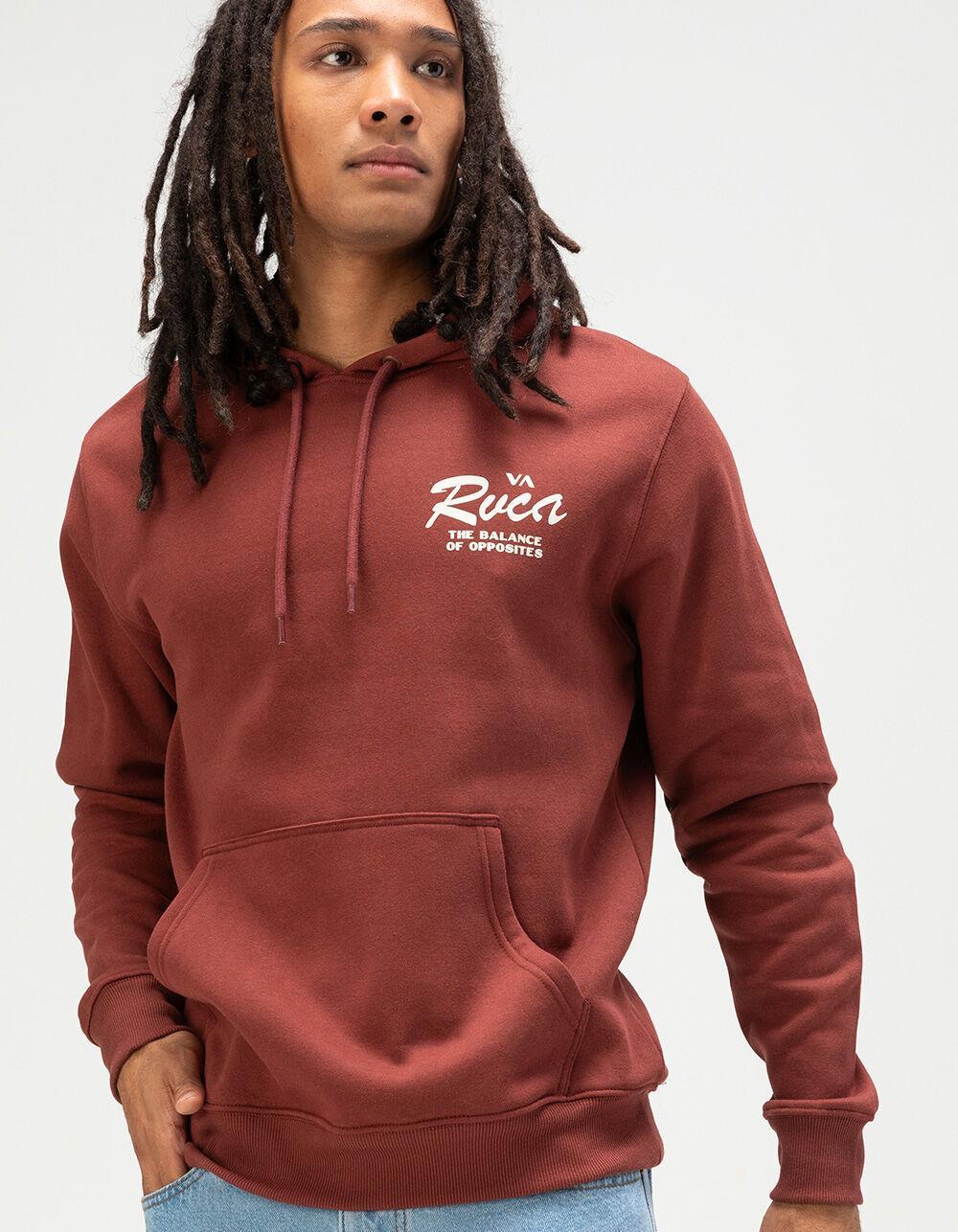 RVCA Scrambler Mens Hoodie - RUST Product Image