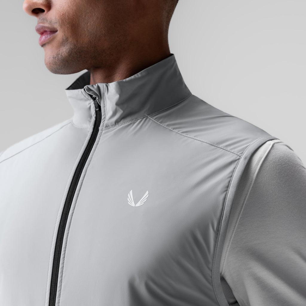 1052. Aerotex™ PrimaLoft® Run Vest - Slate Grey Product Image