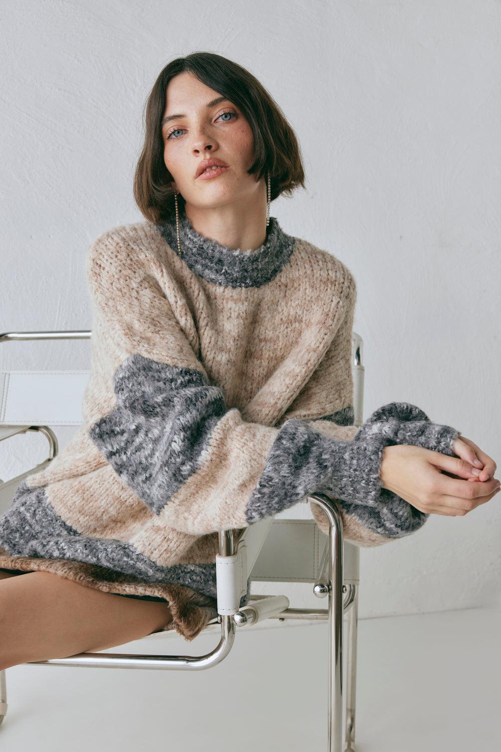 Alys Knit Jumper Marle Product Image