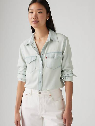 Iconic Western Denim Shirt Product Image
