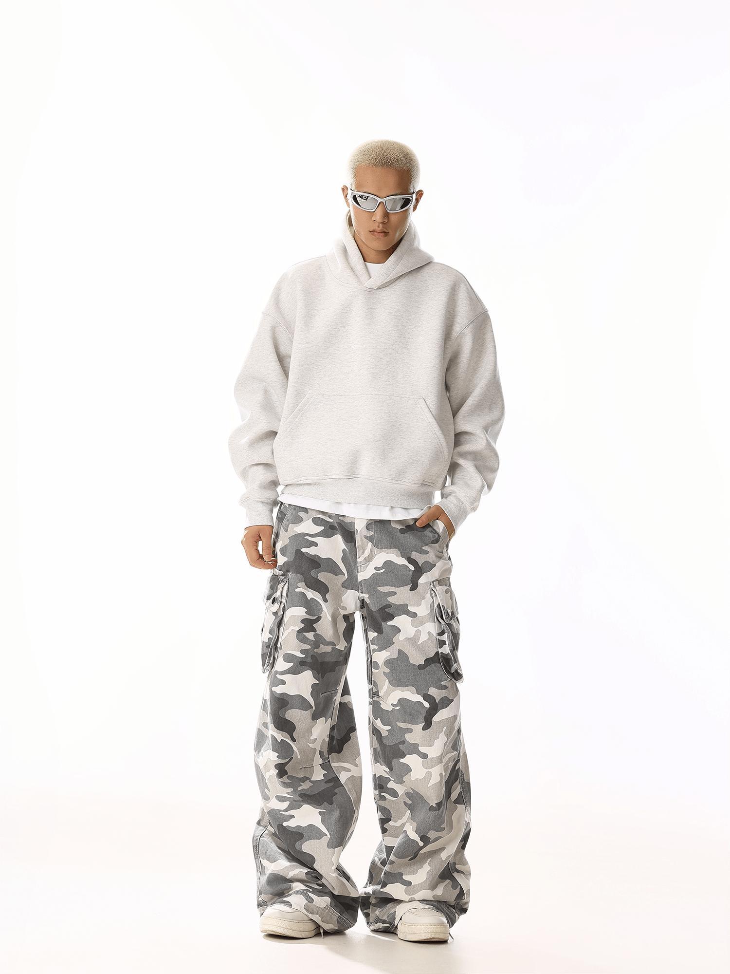 RT No. 19814 WINTER CAMO CARGO STRAIGHT PANTS Product Image